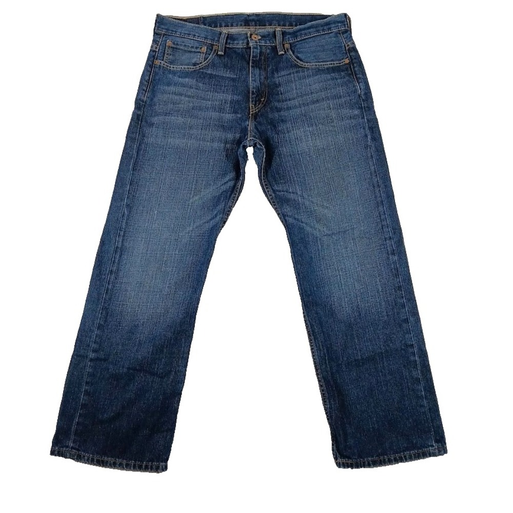 Levi's 569 Loose Straight Jeans Men‎ W33 L30 (actual W34xL28.5)Dark WashCotto